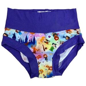 Handmade Harry Potter High-Waist Panty | Wizards Kawaii Undie Brief – XS